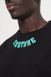 members-club-puff-print-t-shirt-black