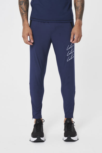 ACTIVE PANELLED SLIM RUNNING JOGGER IN NAVY