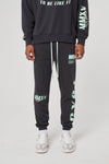 GRAFITTI RELAXED JOGGER - CHARCOAL