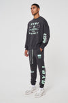 GRAFITTI RELAXED JOGGER - CHARCOAL