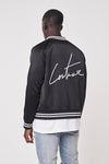 signature-embroidered-satin-bomber-jacket-black