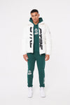 WORLDWIDE GRAPHIC RELAXED FIT JOGGERS - GREEN