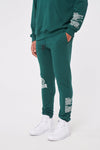 WORLDWIDE GRAPHIC RELAXED FIT JOGGERS - GREEN