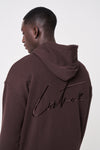 ESSENTIALS RELAXED FIT HOODIE - BROWN