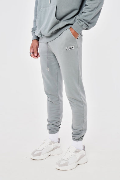 ESSENTIALS RELAXED FIT WASHED JOGGER - GREY